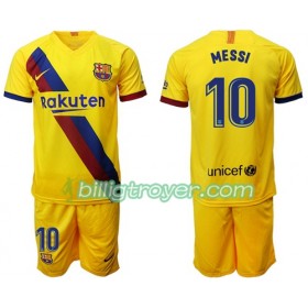Billige Fotballdrakter FC Barcelona Lionel Messi 10 Barn Bortedraktsett 2019/20 Kortermet